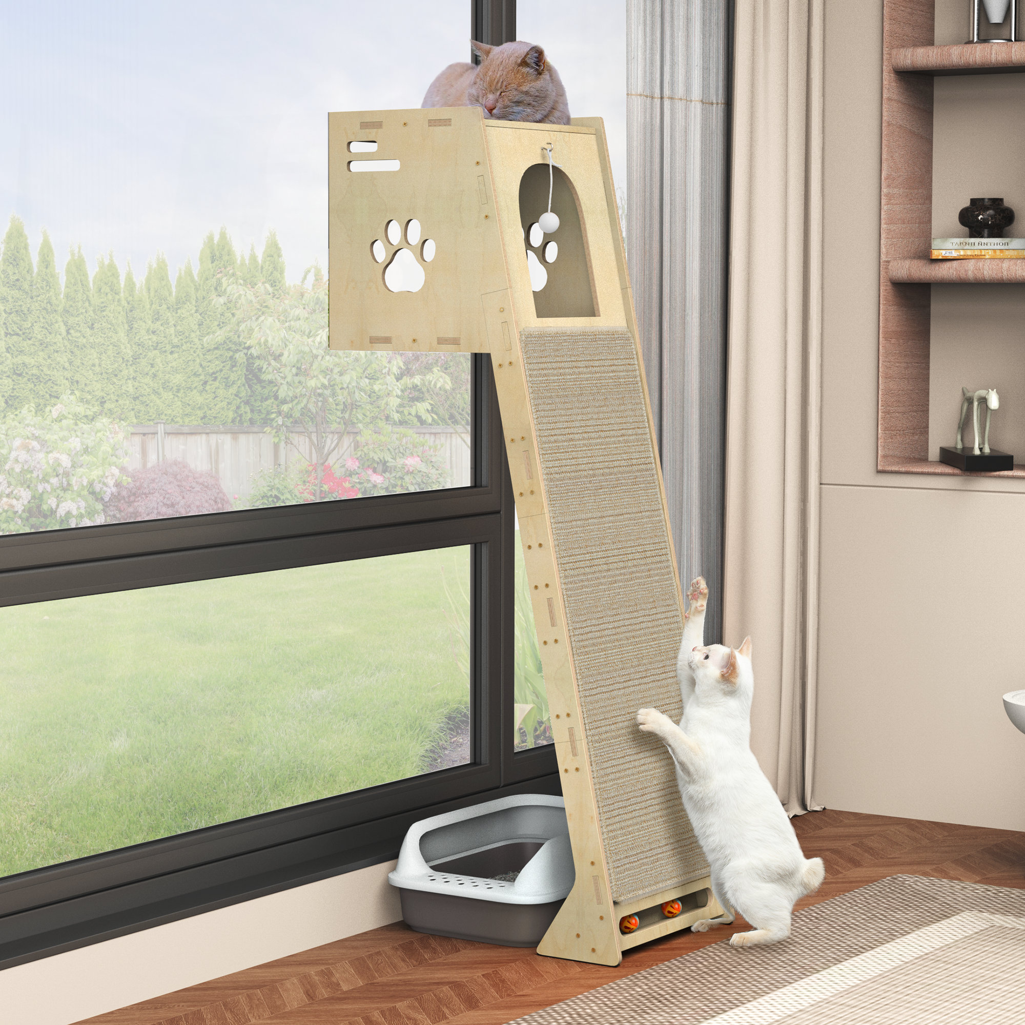 Indoor cat ladder hotsell